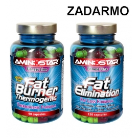 Fat Burner 90 cps + Fat Elimination 60 cps. ZADARMO